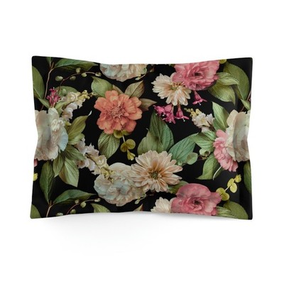 Lush (BLK) Microfiber Pillow Sham
