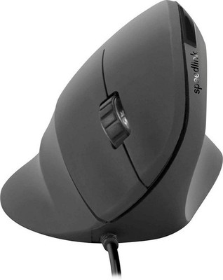 Speedlink PIAVO Ergonomic Vertical Mouse - Ergonomic - 800 to 2400 DPI, Black