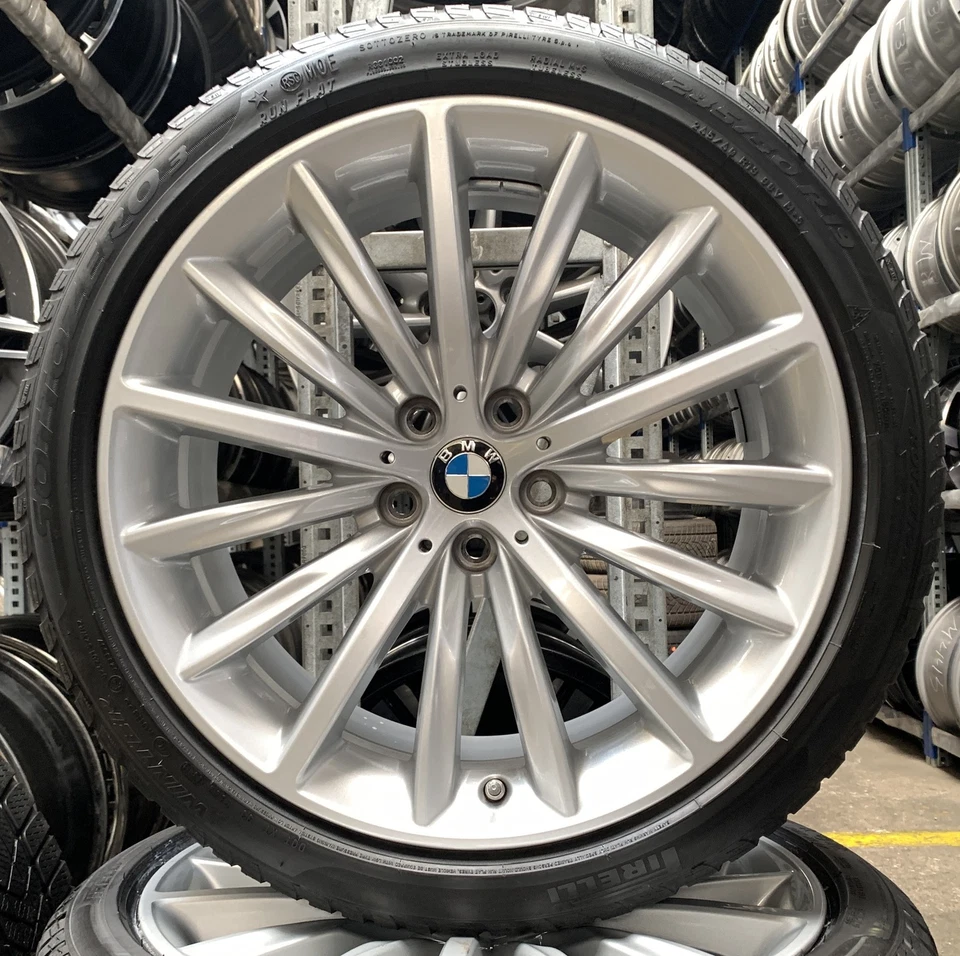 4 Orig BMW Winterräder Styling 633 245/40 R19 98V 5er G30 G31 6863419 3048 - Bild 2 von 3