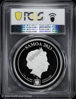 2023 $2 Samoa Prooflike 1 oz Silver Nine-Tailed Fox PCGS PL 70 | eBay