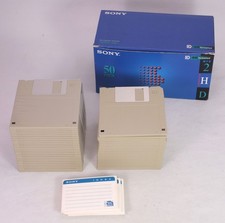 47 Sony 2HD 3.5" 1.4MB High Density Floppy Disks