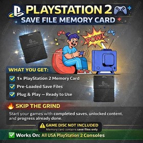 Spider-Man 2 Web Friend or Foe Memory Card Save Files | PS2 Unlocked Save 100%
