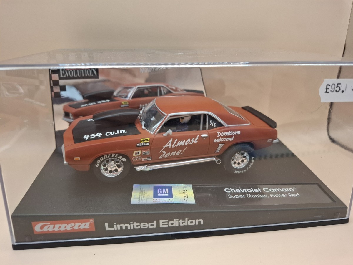 Voiture Carrera Evolution 1/32 Chevrolet Camaro Bleue - Circuit Slot Racing