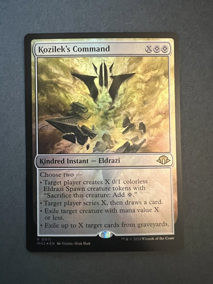 Kozilek's Command 0011 Foil MH3 Magic the Gathering | eBay