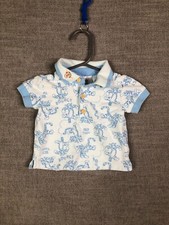 Winnie The Pooh Disney Baby Shirt Baby 0 3M Months Blue Tigger Short Sleeve