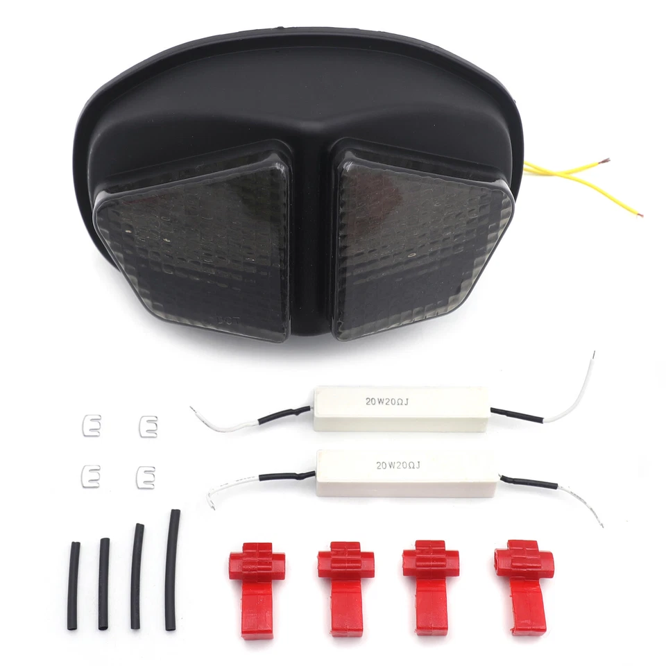 Smoke LED Tail Light Brake Light Turn Signal For 04-05 Triumph Daytona 600/650 — 第 4/4 张图片