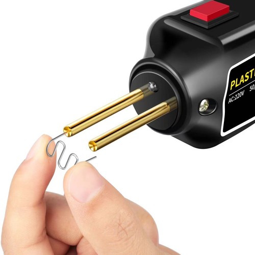 Soldador de plástico grapadora caliente pistola de soldadura parachoques soldador + 800 grapas - Imagen 10 de 14