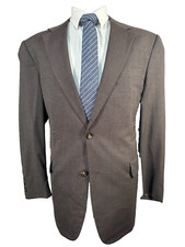 JOS. A. BANK Mens Brown Wool CLASSIC FIT 2 Button Sport Coat Blazer Jacket 43R