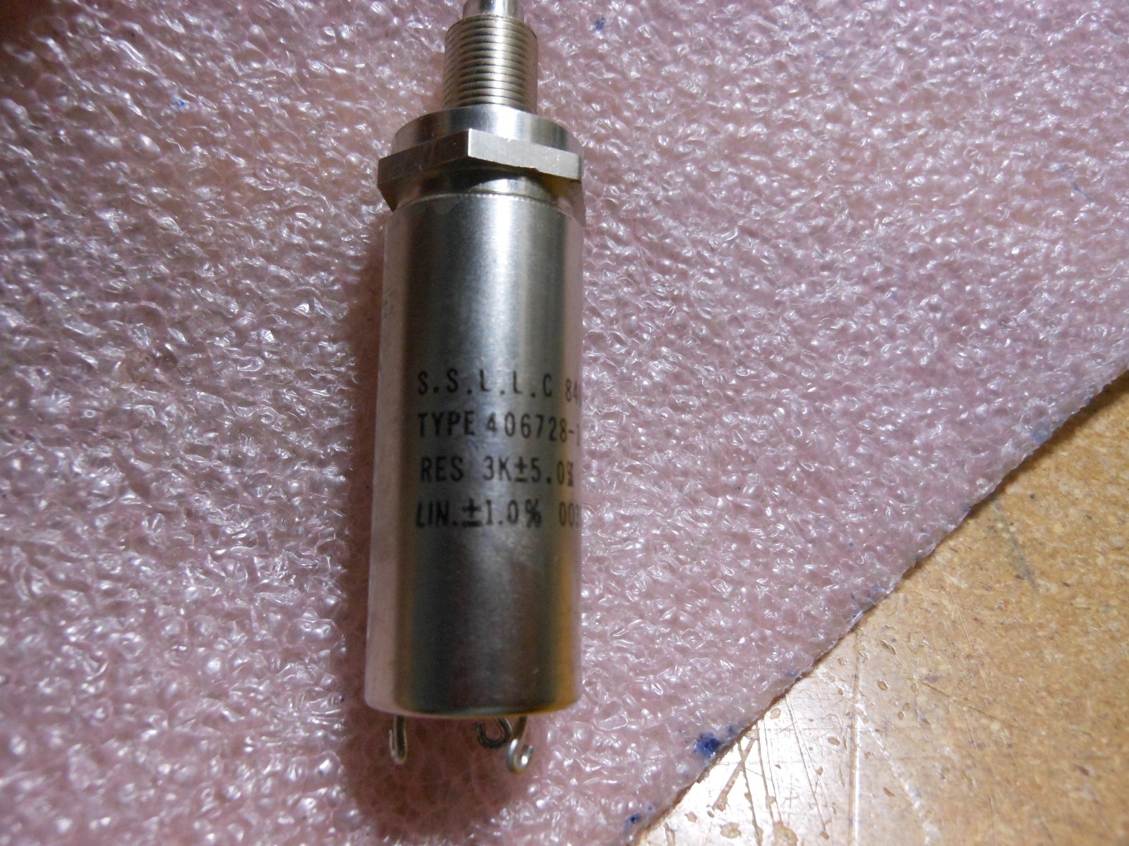 VERNITRON / SENSOR SYS VARIABLE RESISTOR C-5908-3 NSN: 5905-00-829-3096 ...