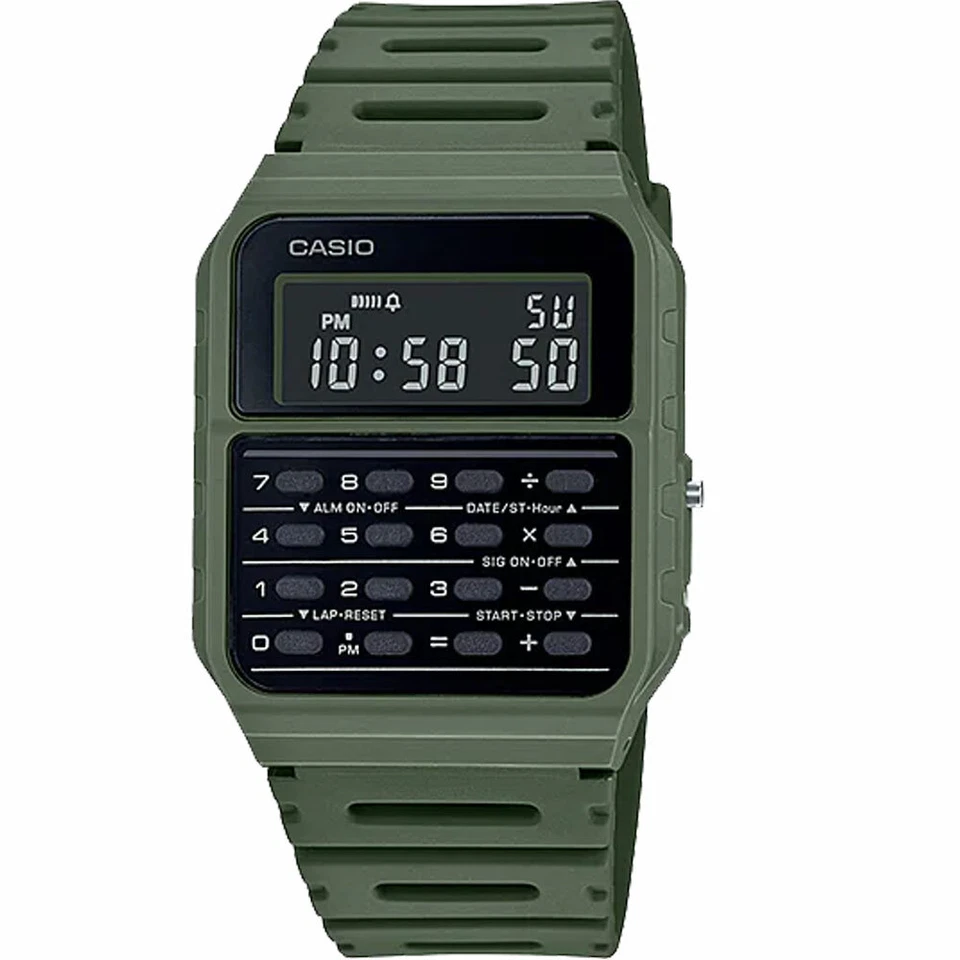 CASIO CALCULATOR WATCH CA53, CA-53, CA-53WB,CA53WF VINTAGE RETRO UNISEX DATABANK - image 4 of 4