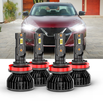 For Nissan Maxima 2016 2017 2018 LED Headlight Bulbs Kit Hi/Low Beam