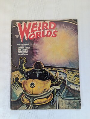 1971 Weird Worlds Comic Magazine  #4 Sci fi /Horror   Vol 2  Bruck cover VG+
