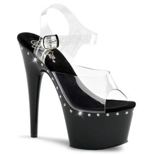 PLEASER ADORE-708LS Women's 7" Heel Platform Ankle Strap Sandal W/ RS Line Shoes