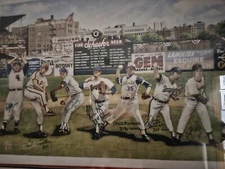 signed 300 win club poster lithograph ALL SIGNATURES!