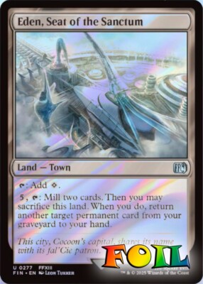 Eden Seat of the Sanctum 0277 MTG FINAL FANTASY Uncommon NP Foil