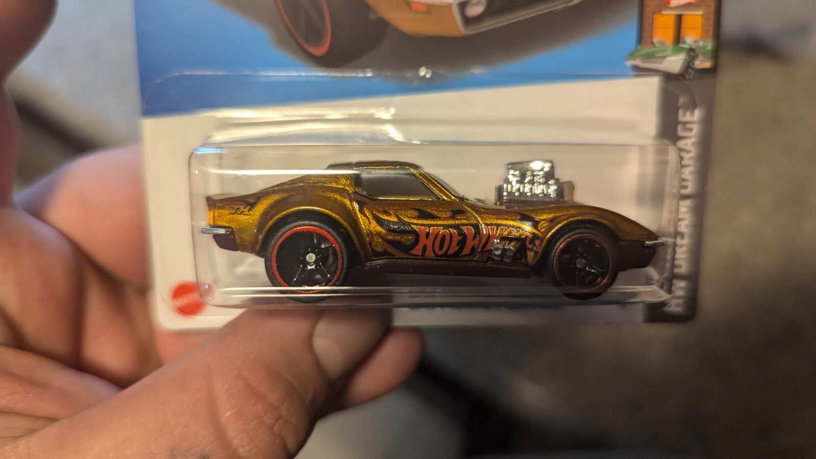 Hot Wheels 2023 G Case Gas Monkey Garage 68 Corvette Super Treasure Hunt