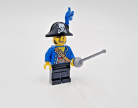 Lego® Piraten PiratenkapitäN Seemann Neu Hut Feder Degen Wendegesicht