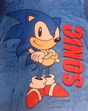 Boys 2pc XSMALL 4-5 "SONIC " Fleece Pajama Set BRAND NEW