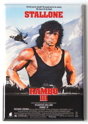 Rambo 3 FRIDGE MAGNET movie poster