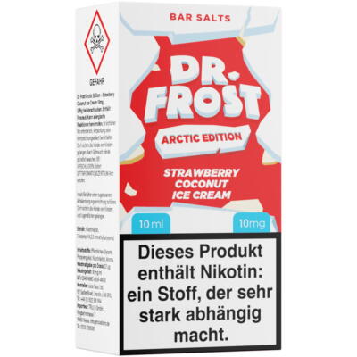 Dr. Frost Strawberry Coconut Ice Cream   Arctic Edition NicSalt Liquid