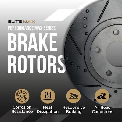 Rear Drilled Slotted Rotors for 2003-2011 Ford Crown Victoria | eBay