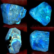 Rock Moonstone Rough Specimen Blue Fire Moonstone Rough Slab Natural Power mm12
