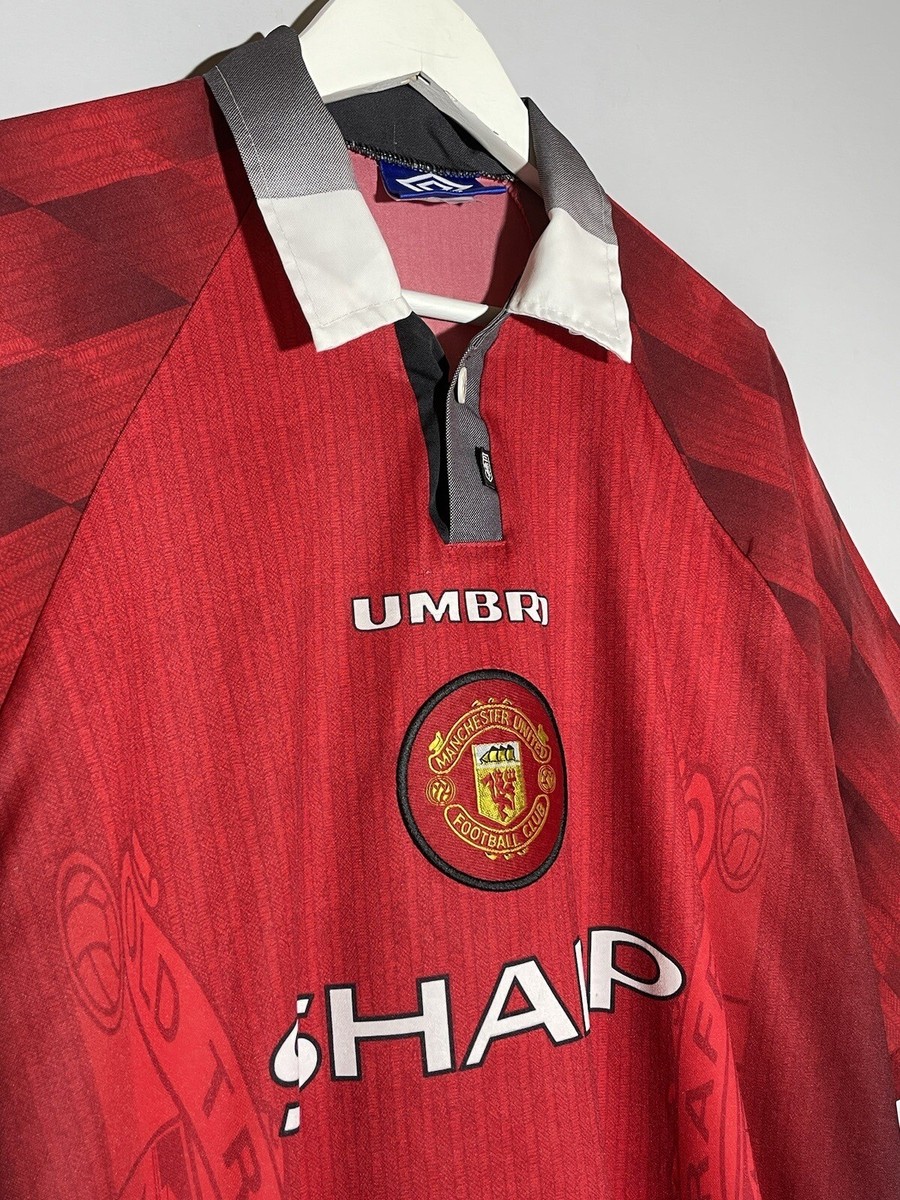 Manchester United Umbro Vintage 1996/97 Home Y2k Football