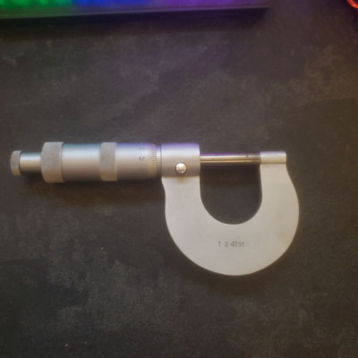 A vintage micrometer from the Soviet era