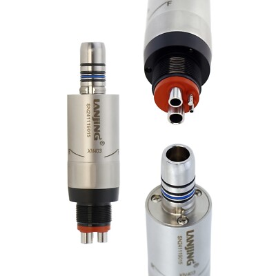 Dental Mini Air Motor 4 Hole 3'' Slow Speed Handpiece Ti-MAX E Type NO LED M205