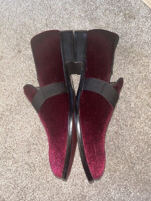 Enzo Romeo Red Mens Formal Tuxedo Slip On Loafer Velvet  display picture 1