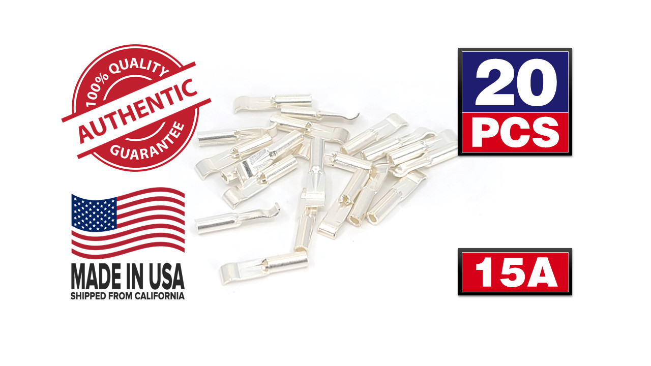 Authentic Anderson Powerpole Contacts 1332-BK 1331-BK 261G2 PP15 PP30 PP45
