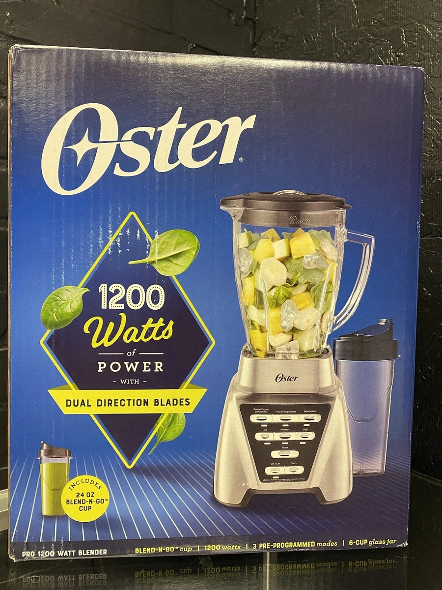 Oster® Pro 1200 Blender with 3 Pre-Programmed Settings, Blend-N-Go