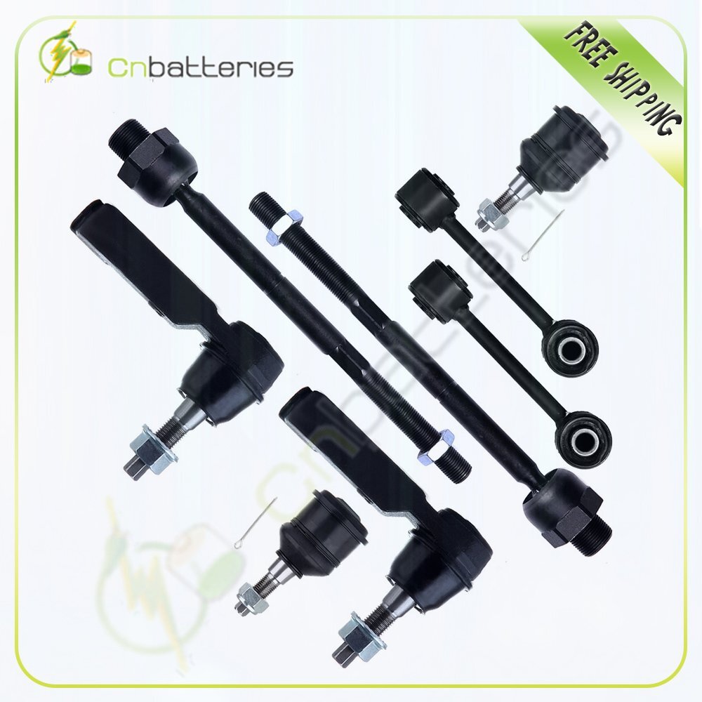 8-Piece Front Suspension Kit – Sway Bar, Ball Joints & Tie Rods For 2005 Jeep Liberty