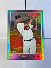 Byron Buxton 2019 Topps Heritage Purple Chrome Refractor Hot Box #THC-539