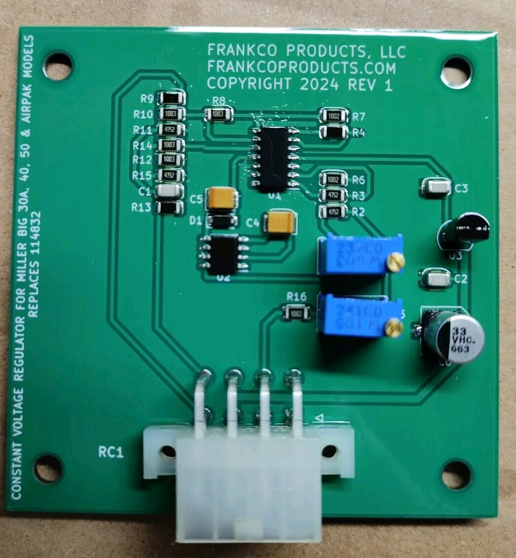 Replacement Miller 114832 CV Board Big 30A, 40, 50, AirPak | eBay