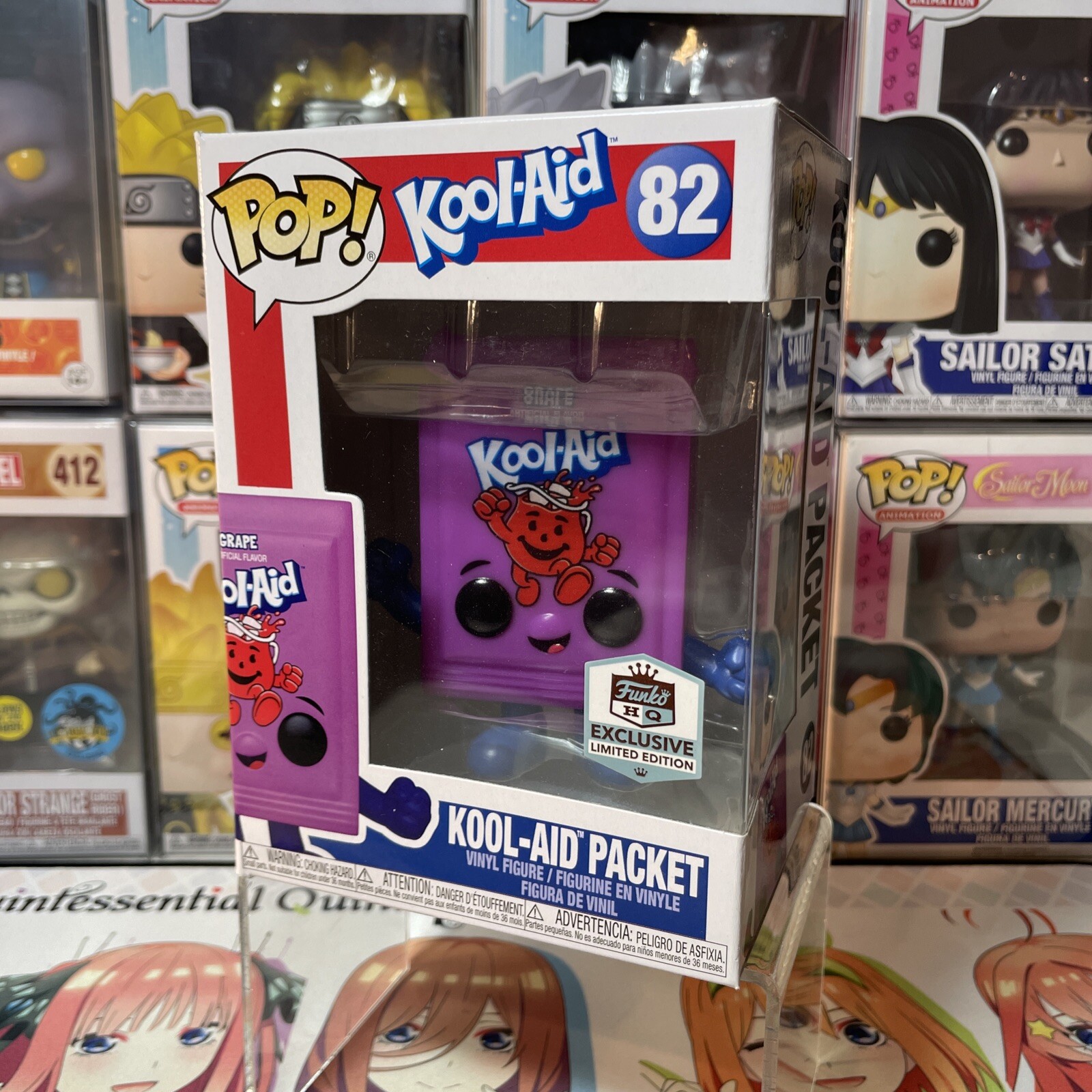 Funko Pop! Grape Kool-Aid Packet #82 Hq Exclusive
