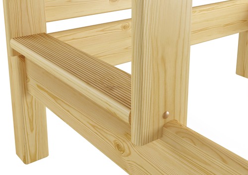 Etagenbett Hochbett Stockbett Massivholz 90x200 Holzbett Gästebett Doppelbett - Bild 8 von 11