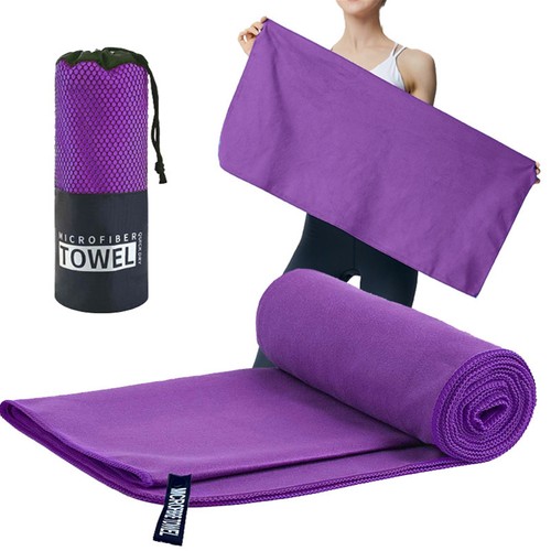 Microfiber Gym Towels Sports Sweat Towel Super Absorbent Ultra Soft Breathable - Picture 44 of 46