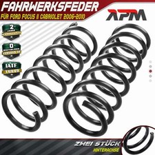 2x Federn Fahrwerksfeder Hinterachse für Ford Focus II Cabriolet 06-10 RA7079