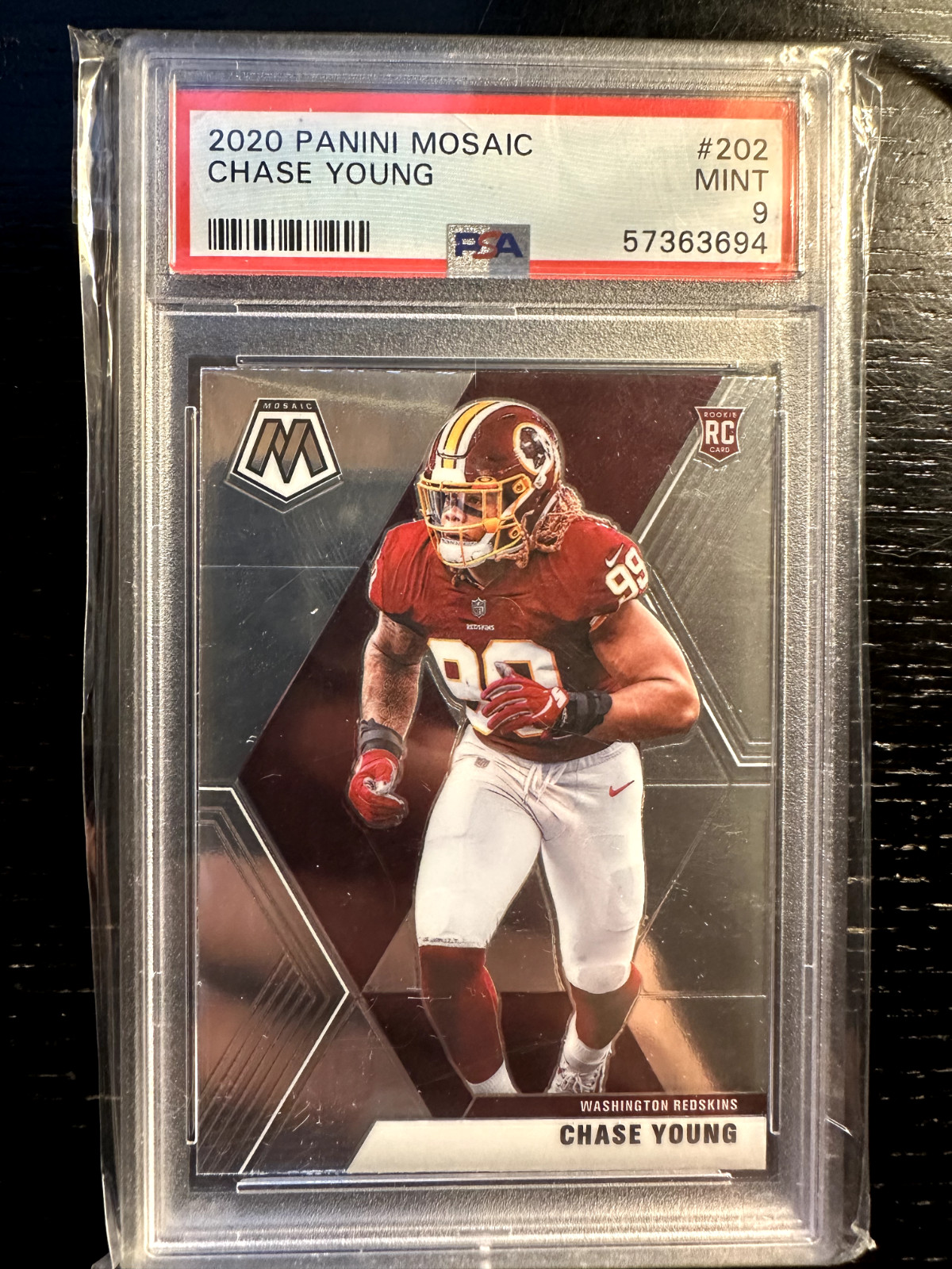 2020 Panini Mosaic - Rookies #202 Chase Young (RC)