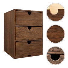 drawer jewelry organizer Table Drawer Wooden Storage Box Toiletry Containers