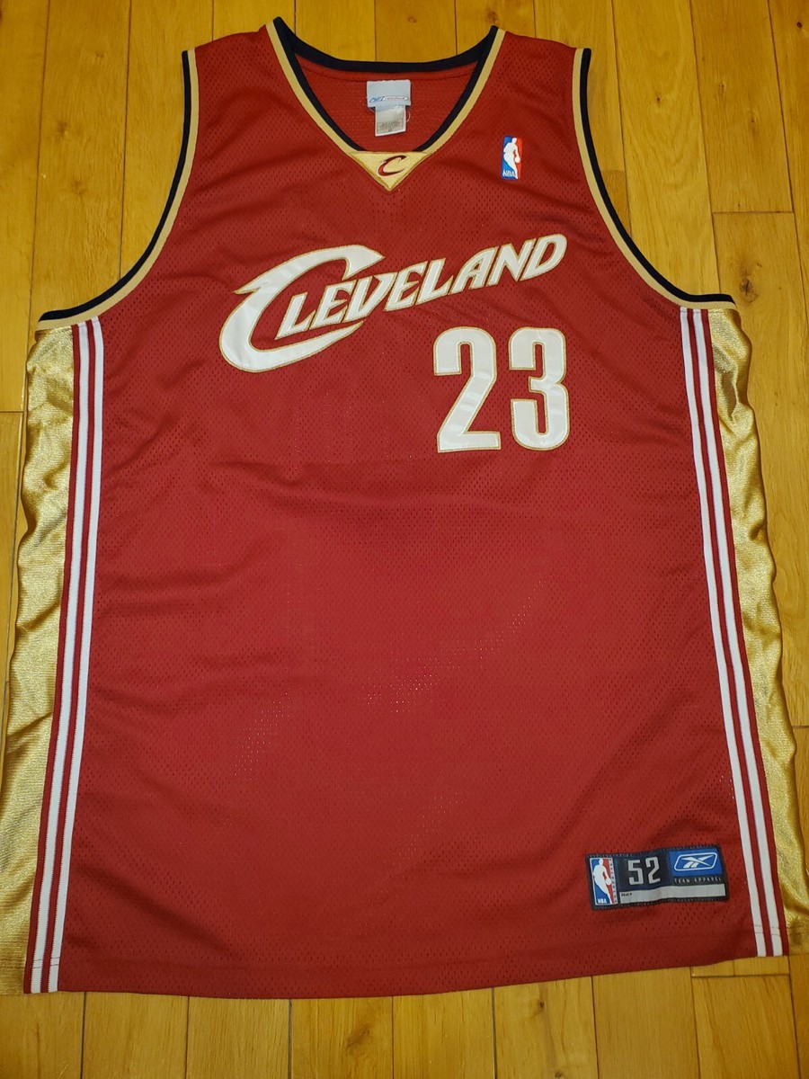 2003 Reebok LeBron James CLEVELAND CAVALIERS Authentic NBA Team