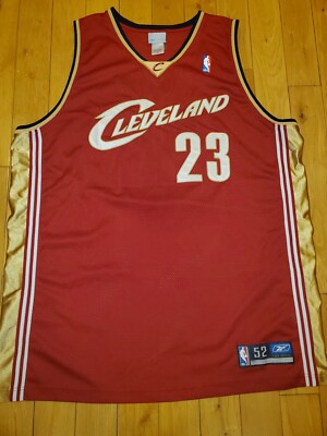 2003 Reebok LeBron James CLEVELAND CAVALIERS Authentic NBA Team