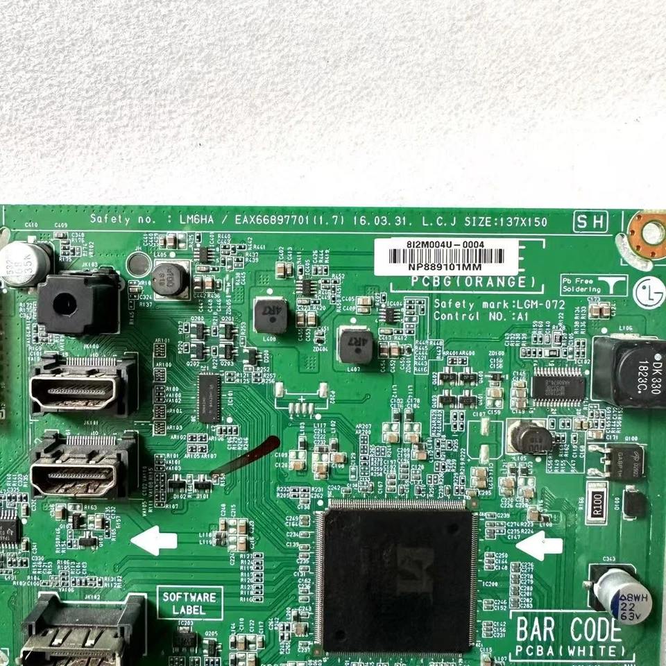 Placa driver LG 27UD58 EAX66897701 adecuada para LM270WR3 Foto 2 de 2