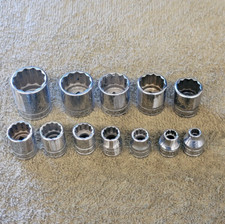 12 Snap-on F301 281 Socket Set 3/8