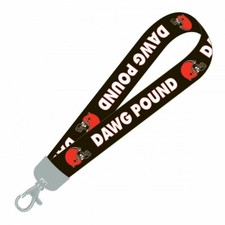 Cleveland Browns NFL Football Team Dawg Pound Helmet Lanyard Wristlet Keychain