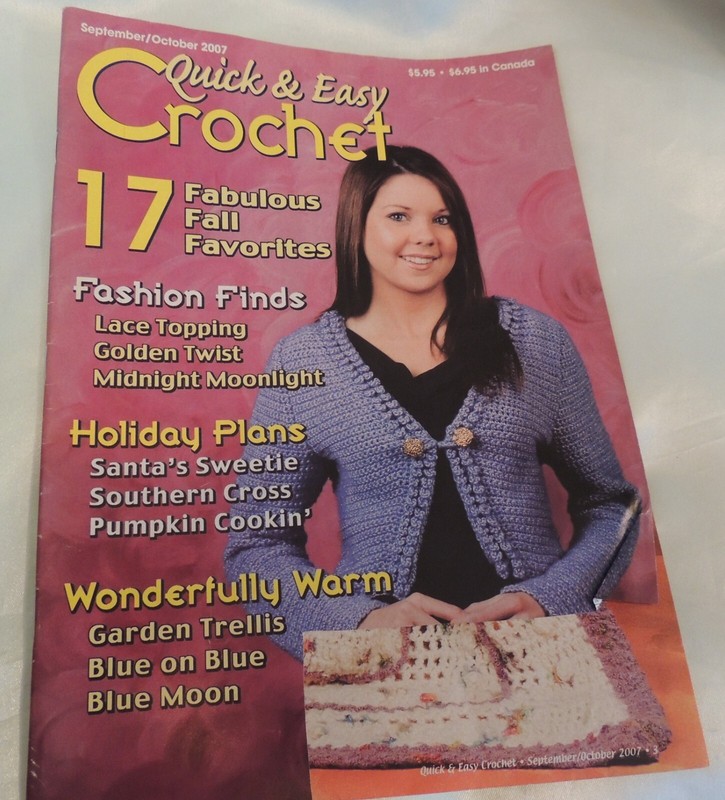 Quick & Easy Crochet Magazine September/October 2007 Patterns