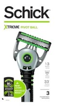 2 Packs of 3: Schick Xtreme Pivot Ball Disposable Razors NEW