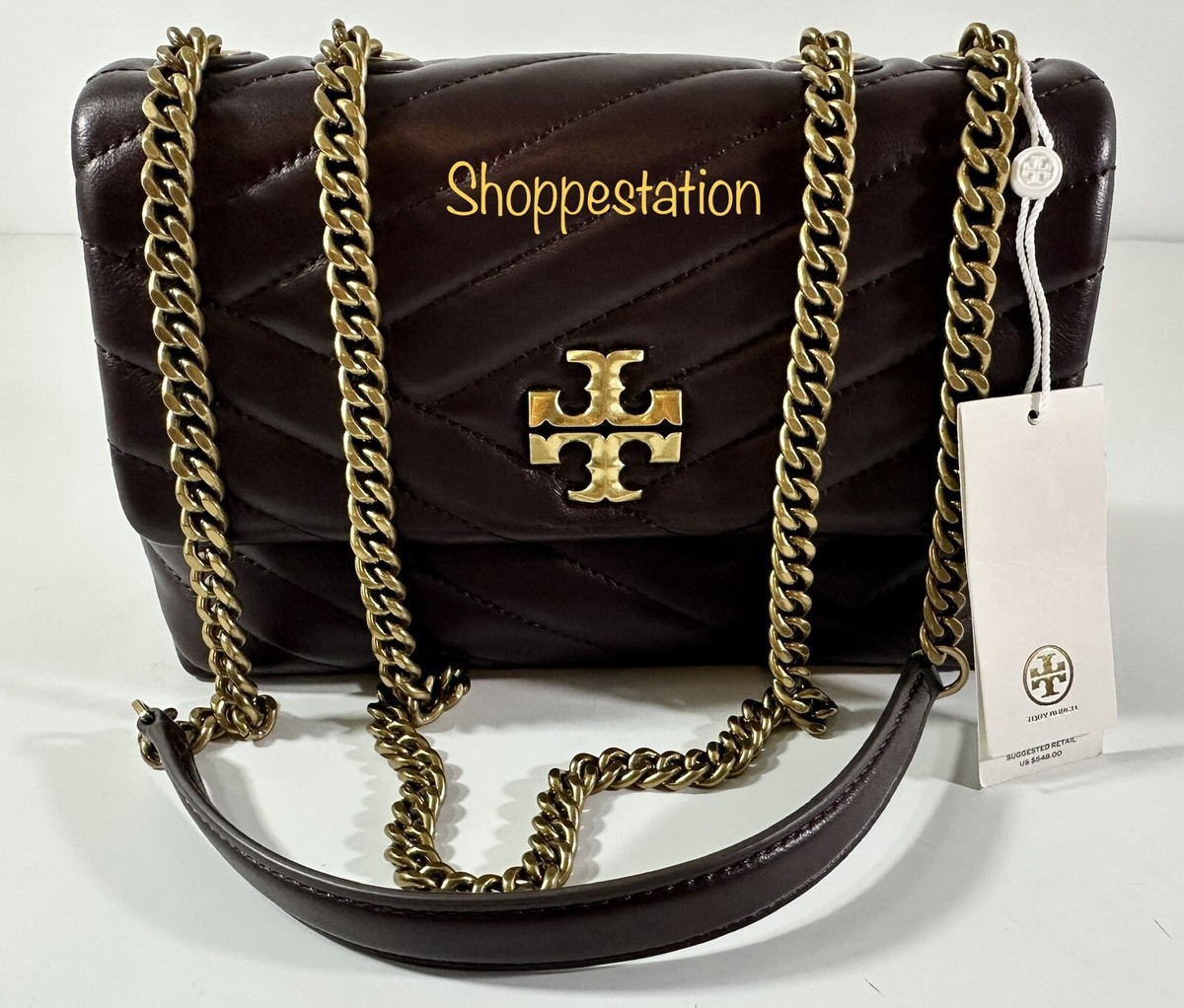 Tory Burch Kira Chevron Small Convertible Shoulder Bag