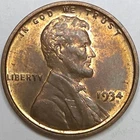 1934-P Lincoln Wheat Cent - AU (Lot#18)